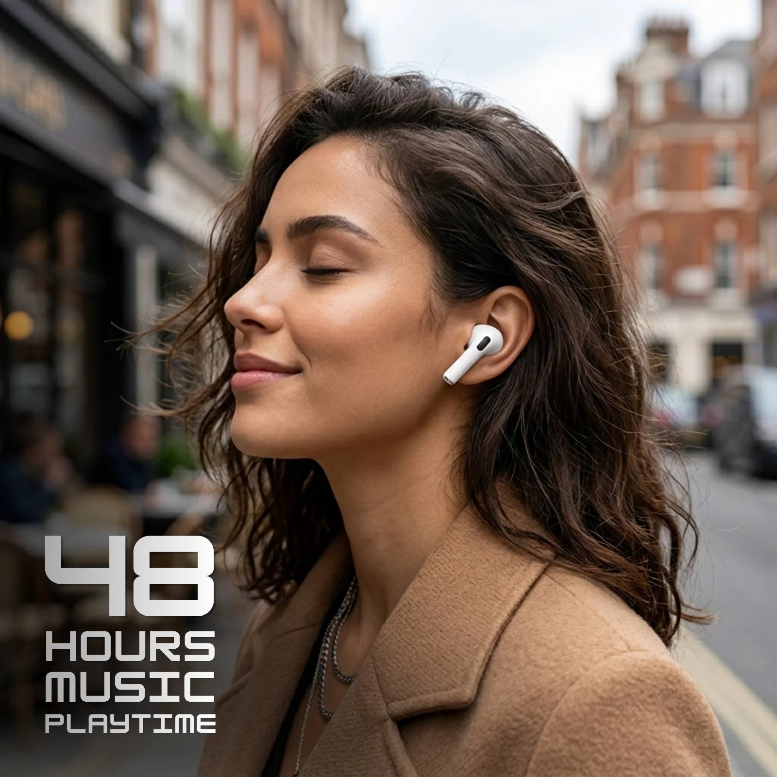 Tunez Elements E04 Wireless Earbuds | 10M Range, 10mm Sound - Image 4
