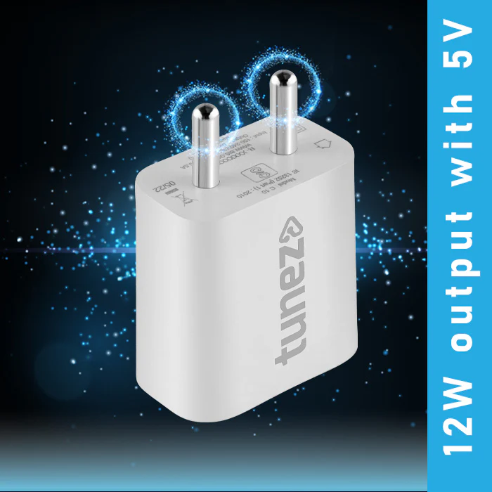 Tunez C10 2.4A Dual Port Fast Mobile Charger Adapter - Image 3