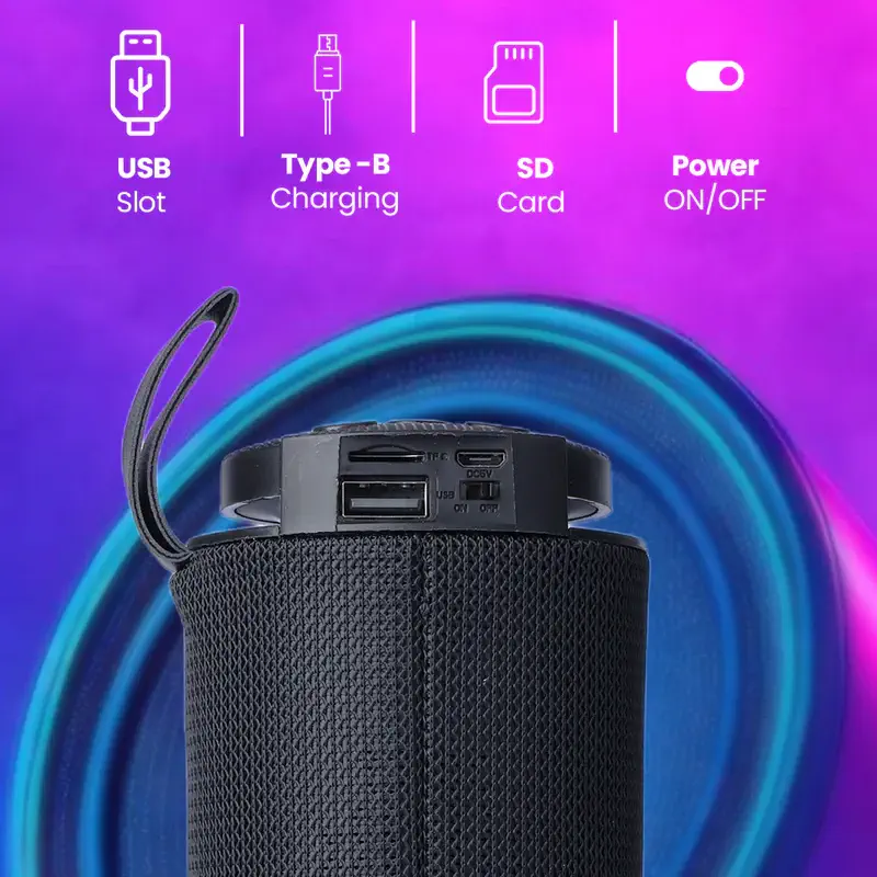Tunez Buzz BS2022 Bluetooth Speakers | Dual 5W Speaker & FM Radio - Image 7