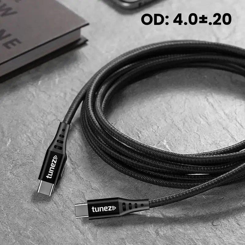 Tunez Nexus CB-20 Fast Charging USB Type C to Type C Data Cable - Image 6