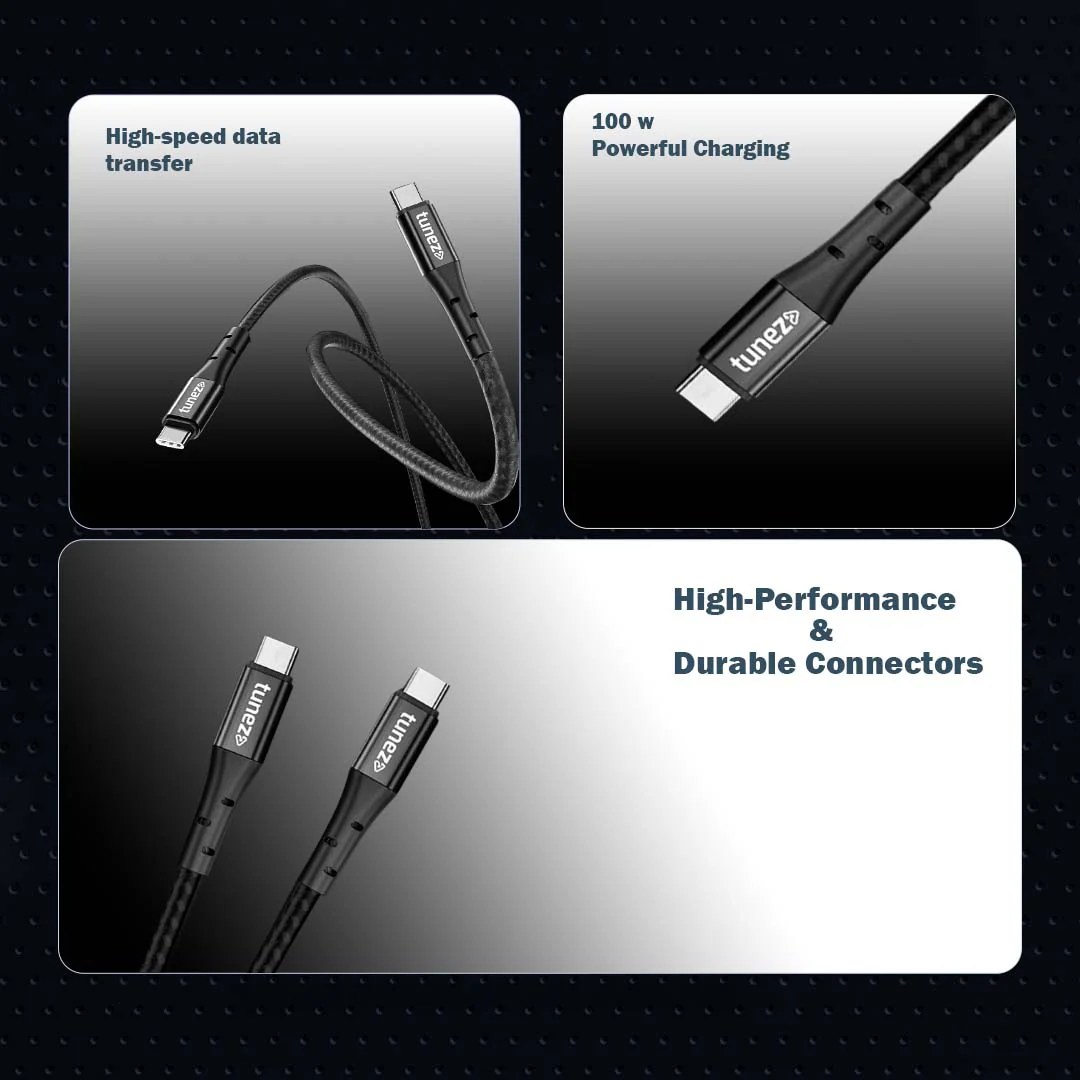 Tunez Nexus CB-40 Type C Fast Charging Data Cable - Image 3
