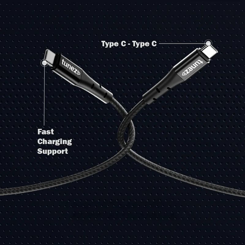 Tunez Nexus CB-40 Type C Fast Charging Data Cable - Image 4