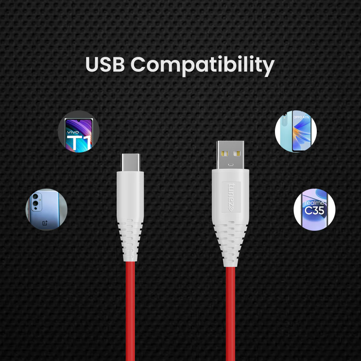 Tunez Nexus CB-70 Type C Fast Charging Data Cable - Image 6