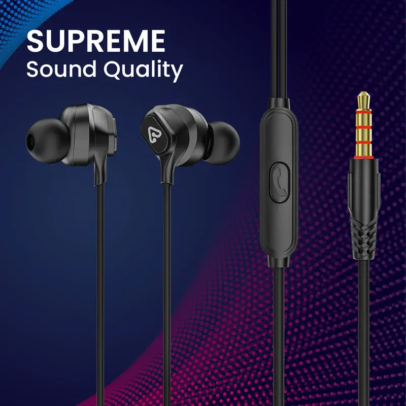 Tunez Dhwani D11 Wired  Earphones | Ergonomic Fit - Image 5