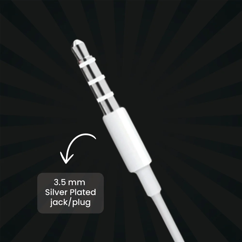 Tunez Dhwani H117 Wired Earphones with Mic - Image 5
