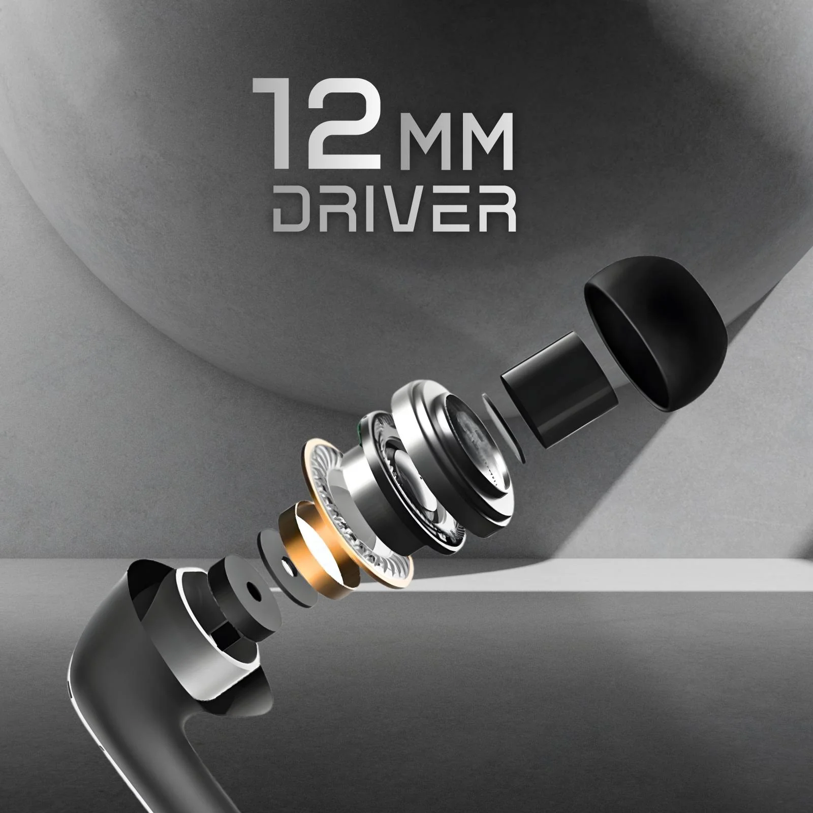 Tunez Elements E03 Wireless Earbuds | 17M Range, 12mm Sound - Image 5