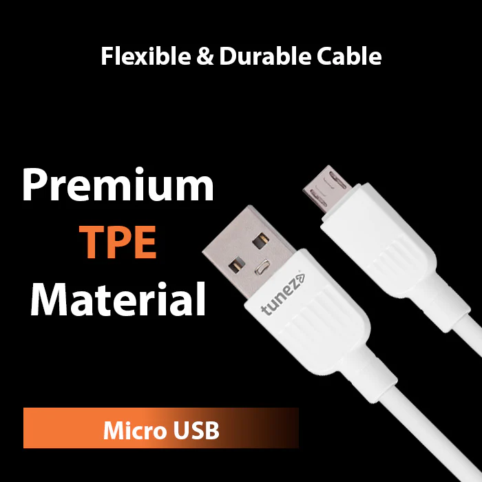 Tunez Nexus DC1403 USB-A to Micro USB 3.1A Data Cable - Image 3