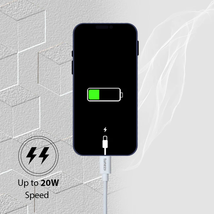 Tunez Nexus DC4107 20W Fast Charging Type-C to Type-C Data Cable - Image 3