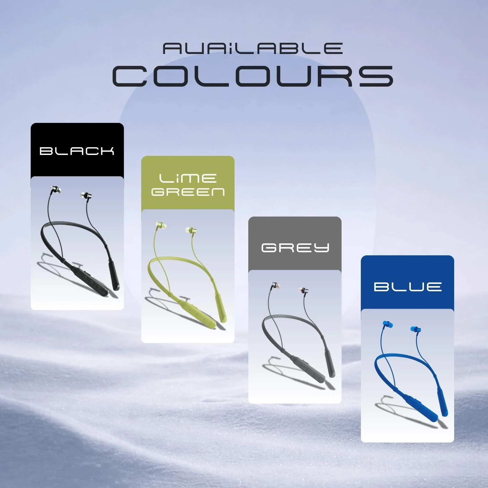 Tunez Rhythm R08 Bluetooth Neckband | 30Hrs Playtime - Image 6