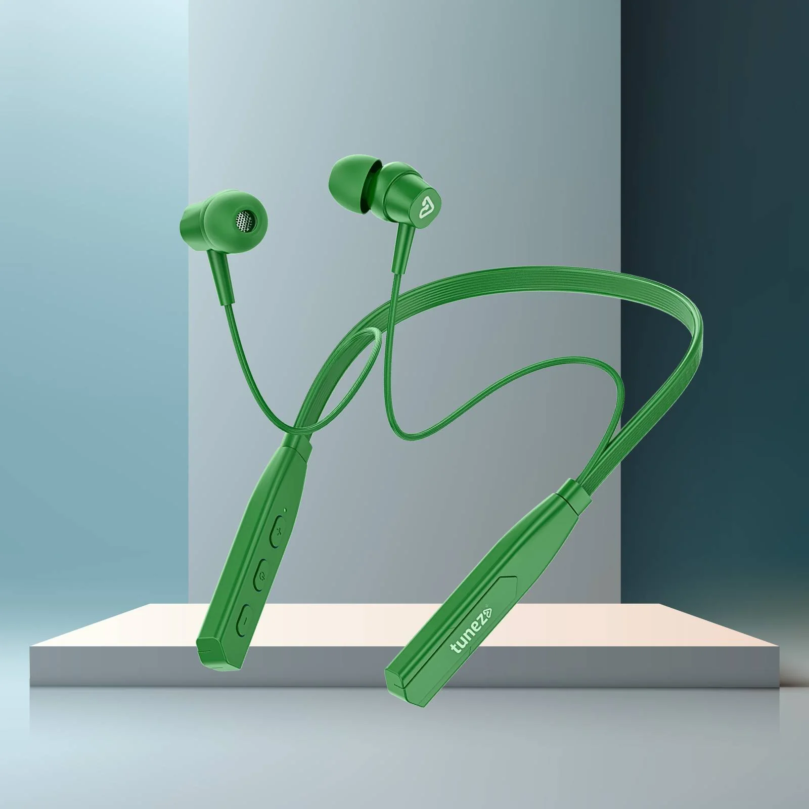 Tunez Rhythm R09 Wireless Neckband for Long Music & Call Time - Image 3