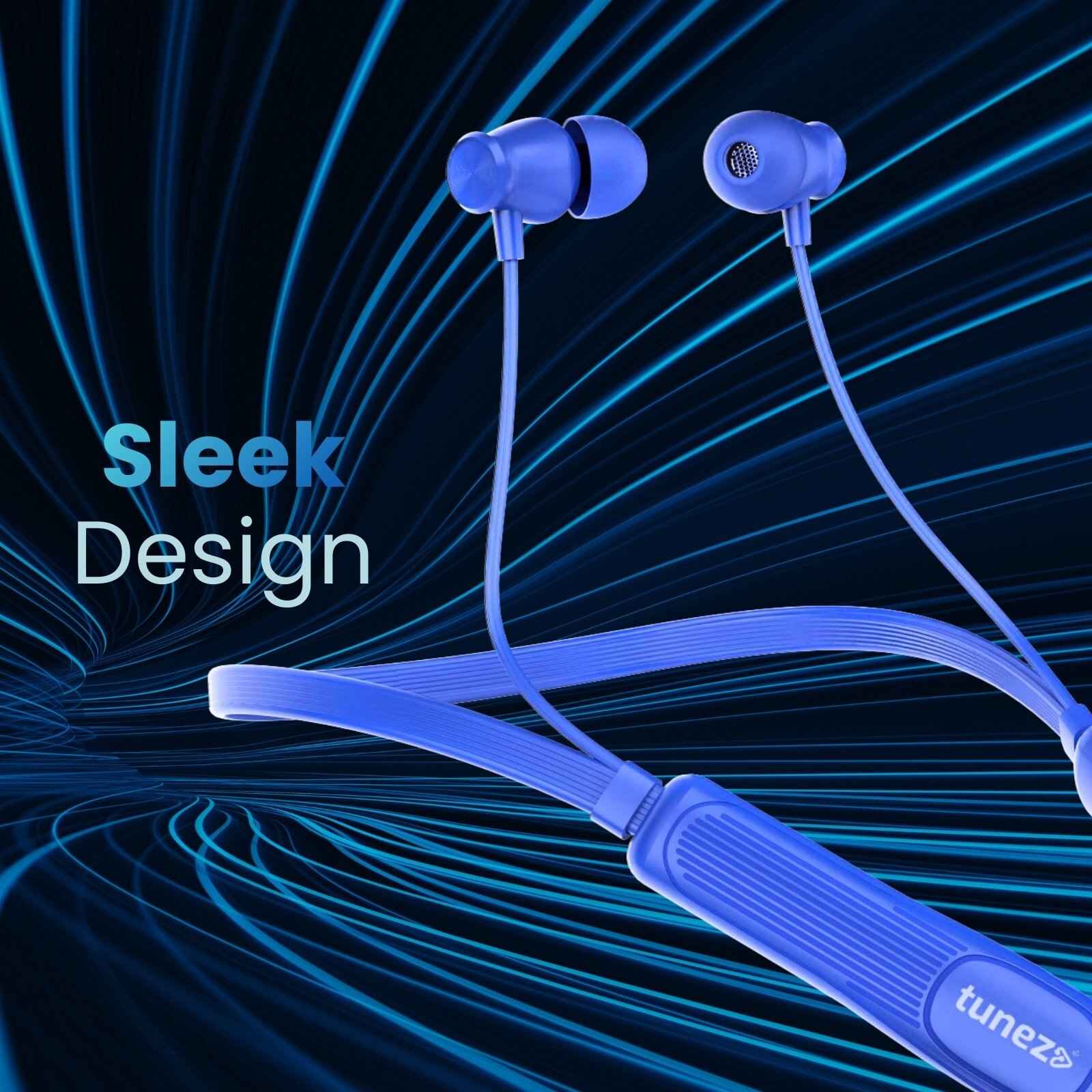 Tunez Rhythm R22 Wireless Neckband Earphones | Bluetooth 5.3 - Image 4