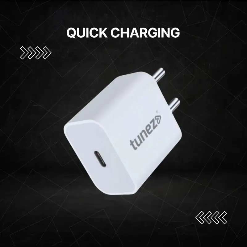 Tunez W333 20W Fast Mobile Charger Adapter - Image 4